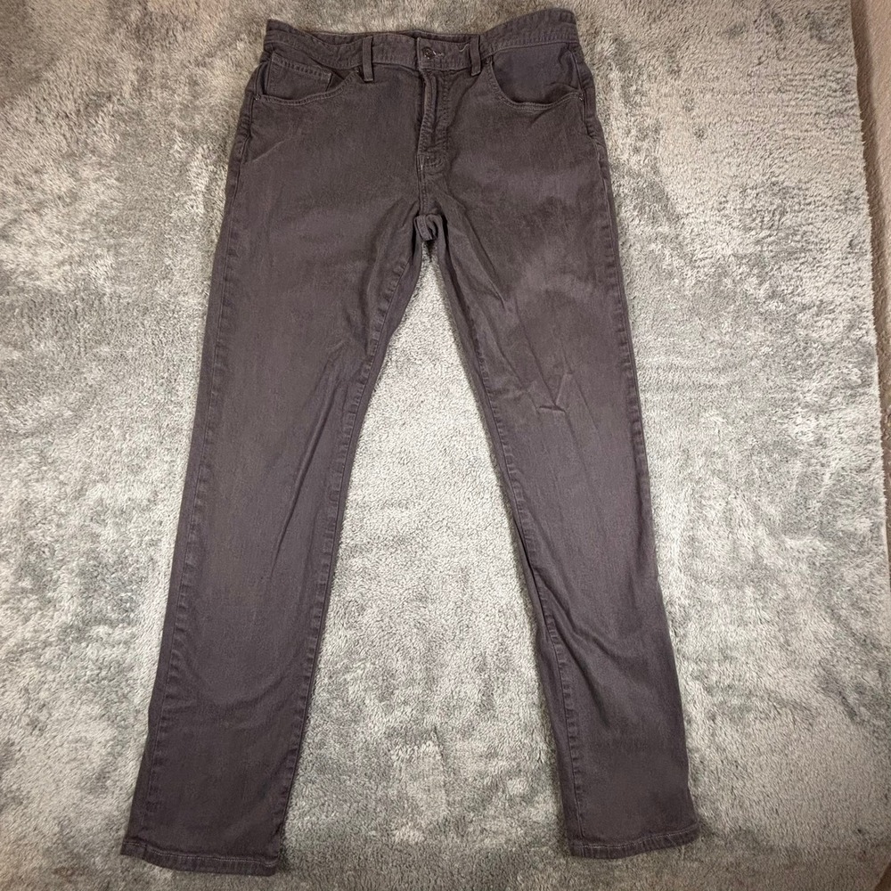 Mavi Jake Slim Leg Pants Mens 35x34 Charcoal Gray Stretch ProModal Trousers